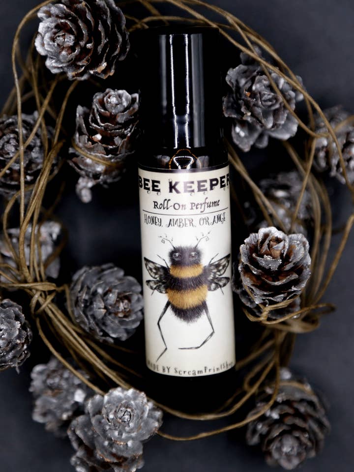 Bee Keeper Perfume | Roll On Perfume | Honey Amber Orange for wholesale by ScreamPrintShop