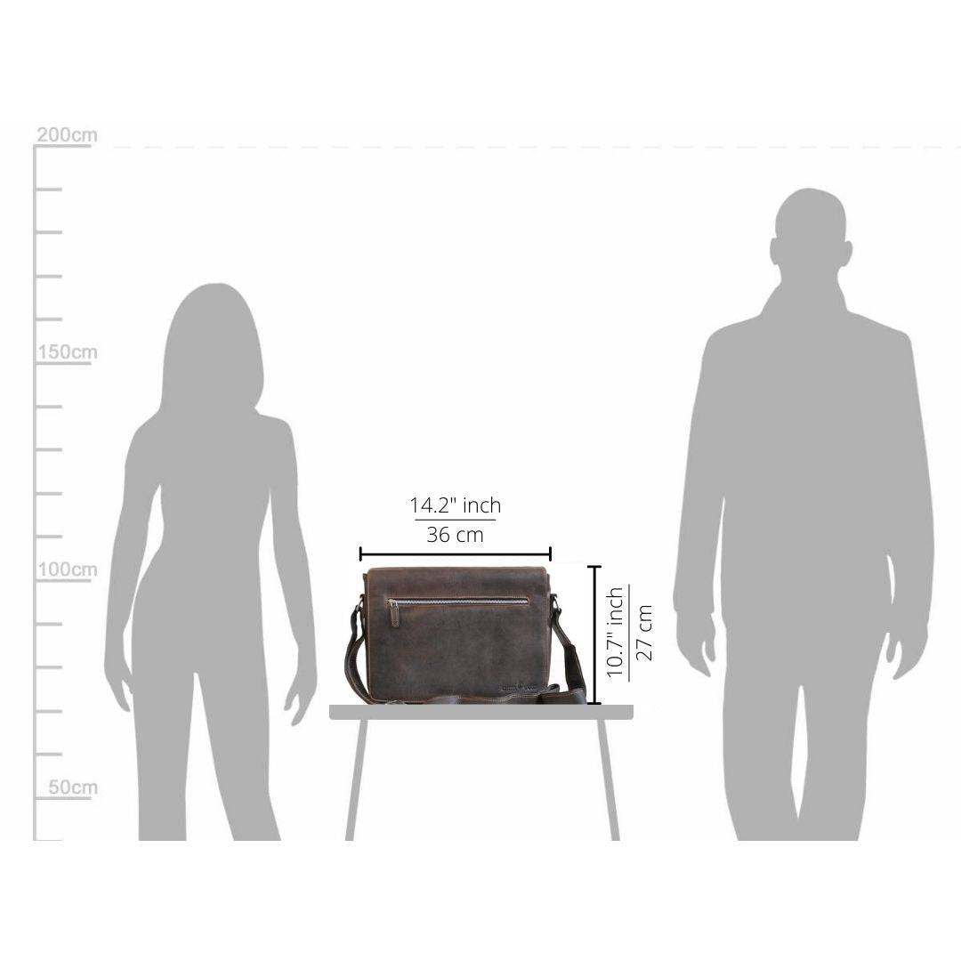 Greenwood Leather - Wholesale Laptop Bag - Unisex - Leather Laptop Bag Berlin GW5885