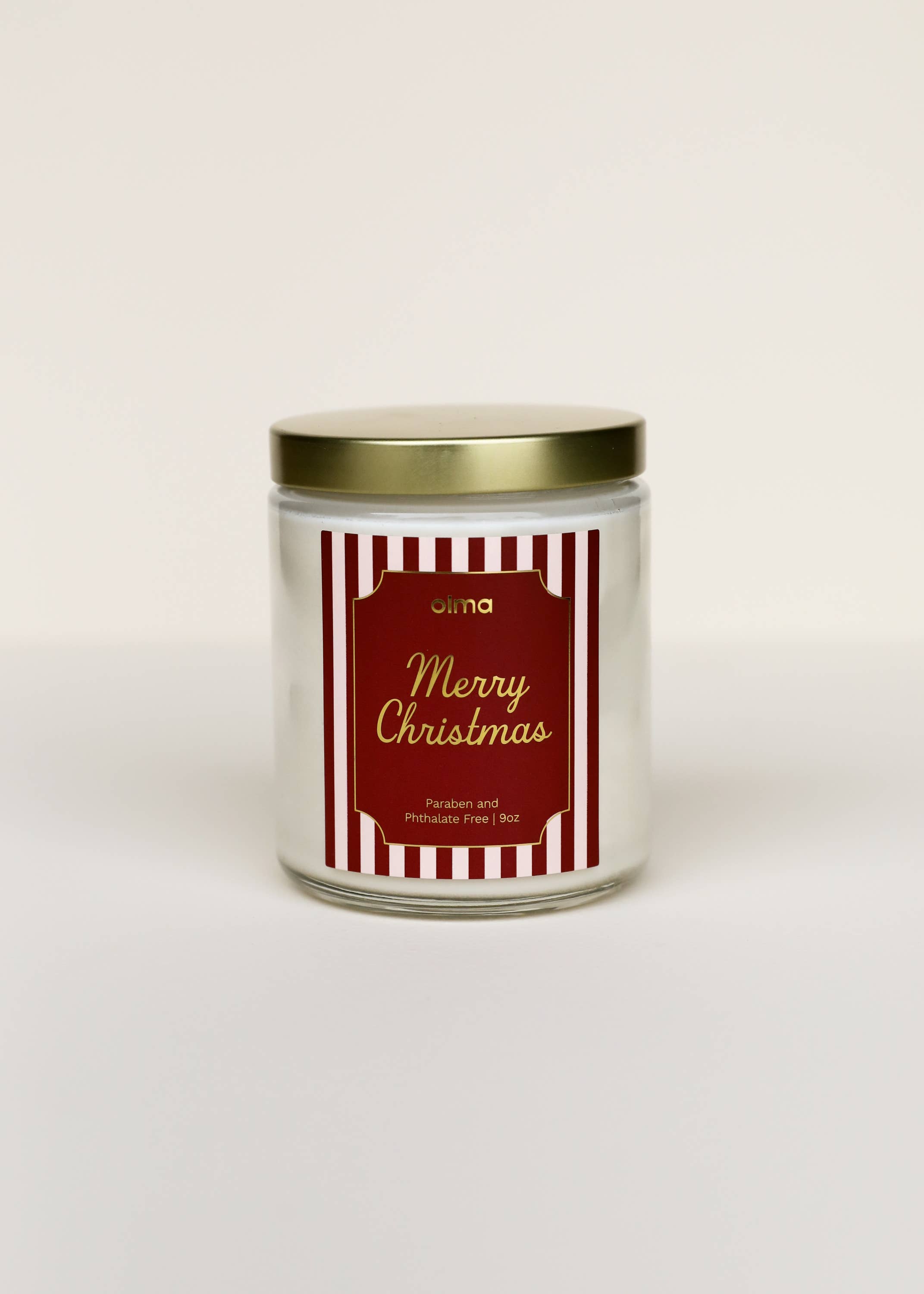 JaxKelly Candles - Wholesale Jar/Filled Candle - Merry Christmas - Holiday Christmas Candle - 9oz Clear3