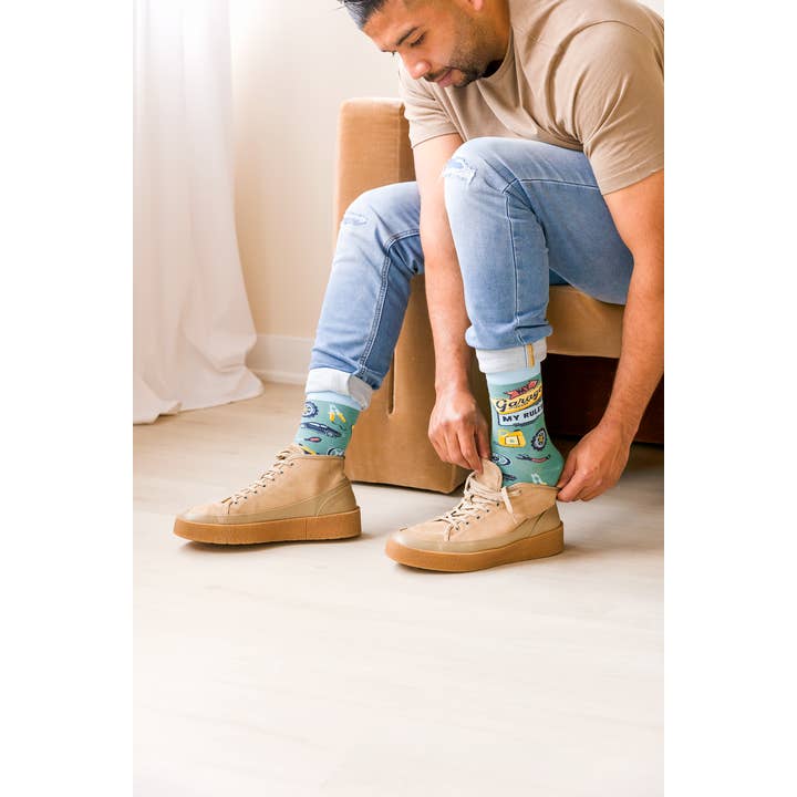 Uptown Sox - Wholesale Socks - Men's - Garage Guru Socks - M/L (Men)