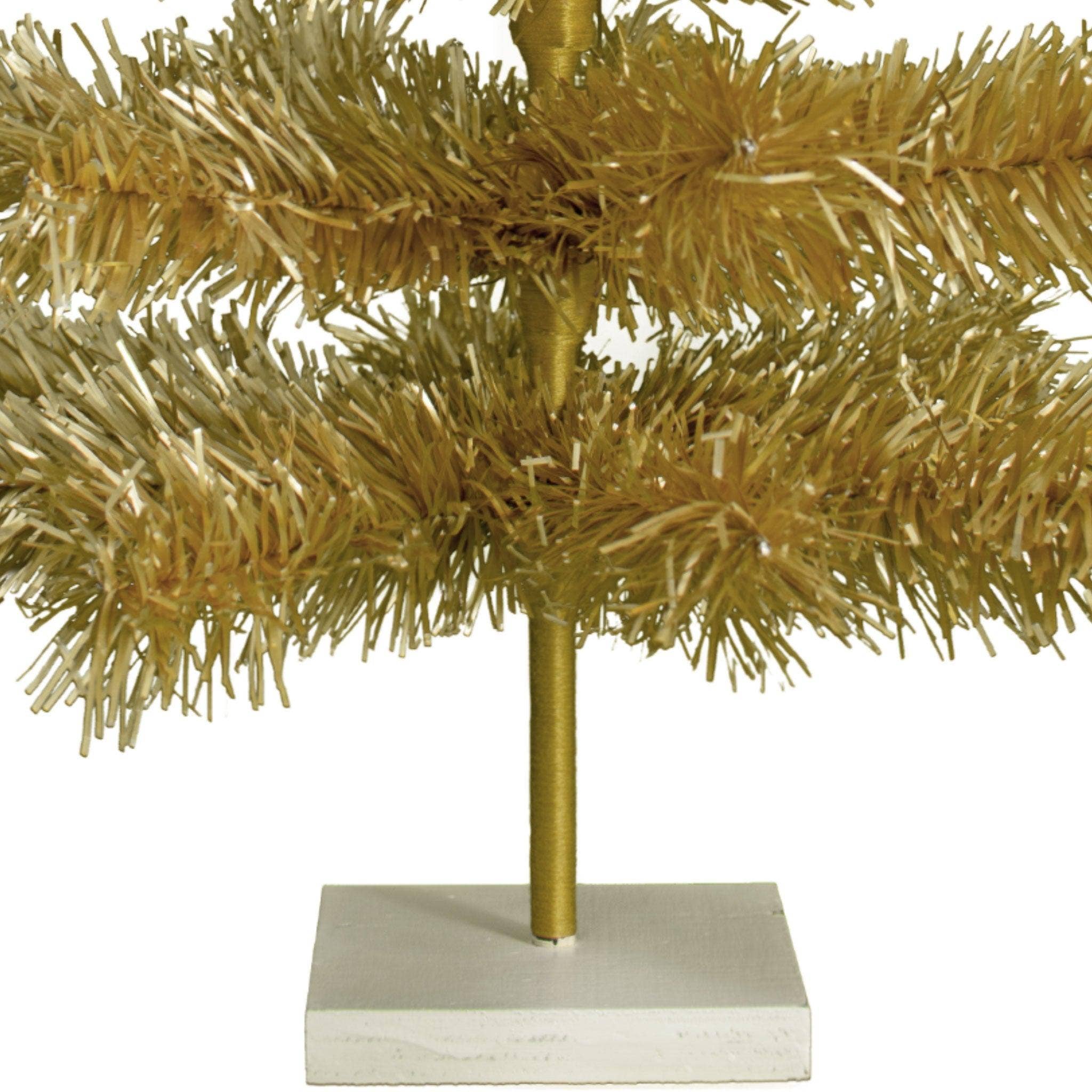 Lee Display - Wholesale Christmas Decoration - Antique Gold Tinsel Christmas Tree8