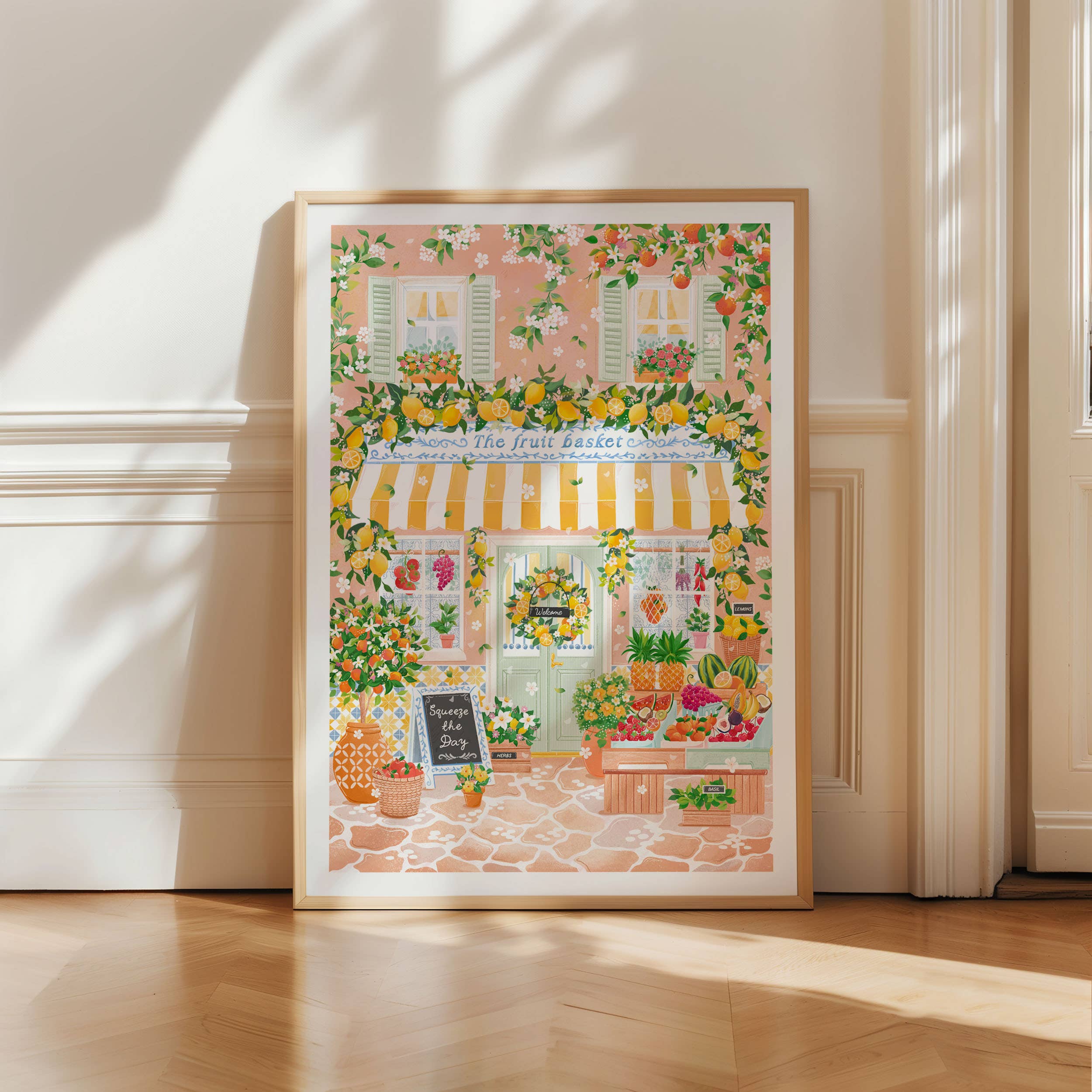 Simply, Katy – wholesale Art print – The Fruit Basket 3