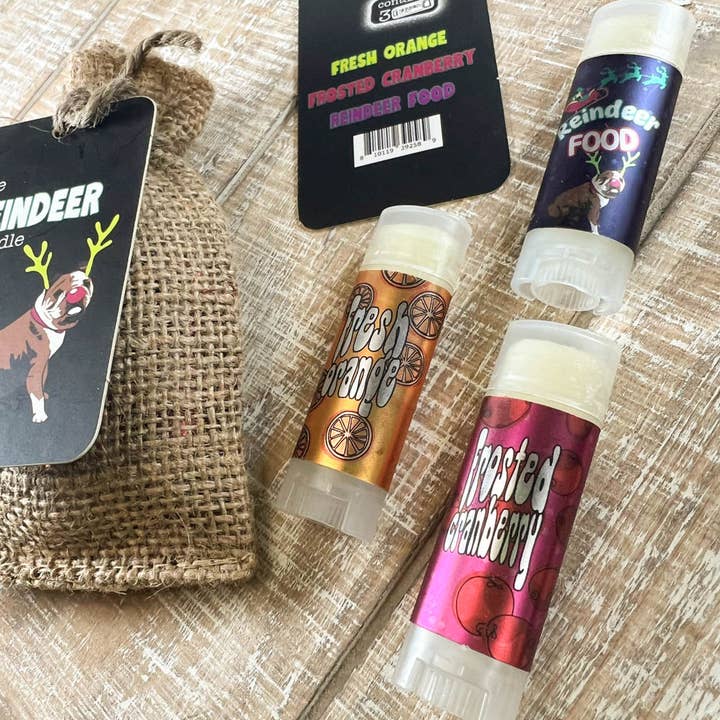 Serious Lip Balm - Wholesale Lip Balm Set - THE REINDEER BUNDLE! Holiday Lip Balm Bundle Gift Set