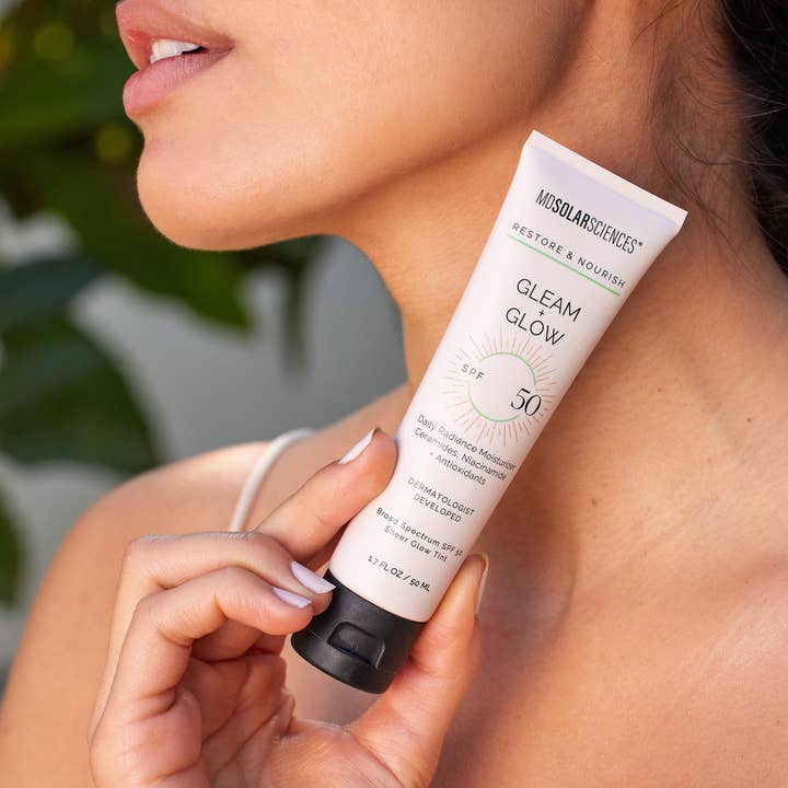 MDSolarSciences - Wholesale Sunscreen - Gleam + Glow SPF 50 Illuminating SPF Moisturizer