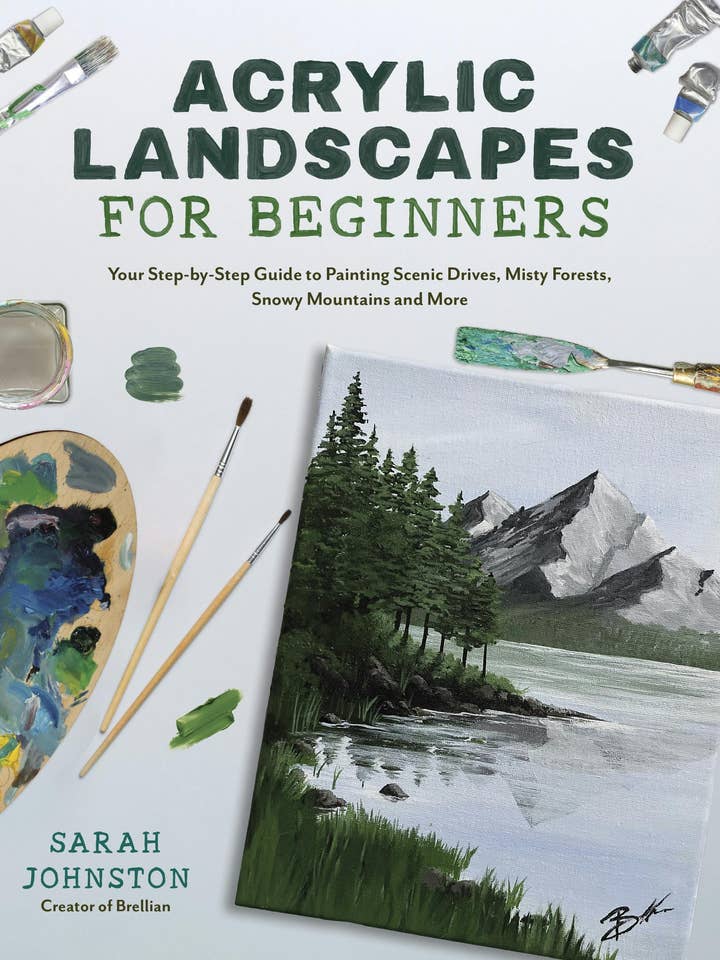 Acrylic Landscapes for Beginners: Step-By-Step Guide for wholesale by Macmillan Publishers