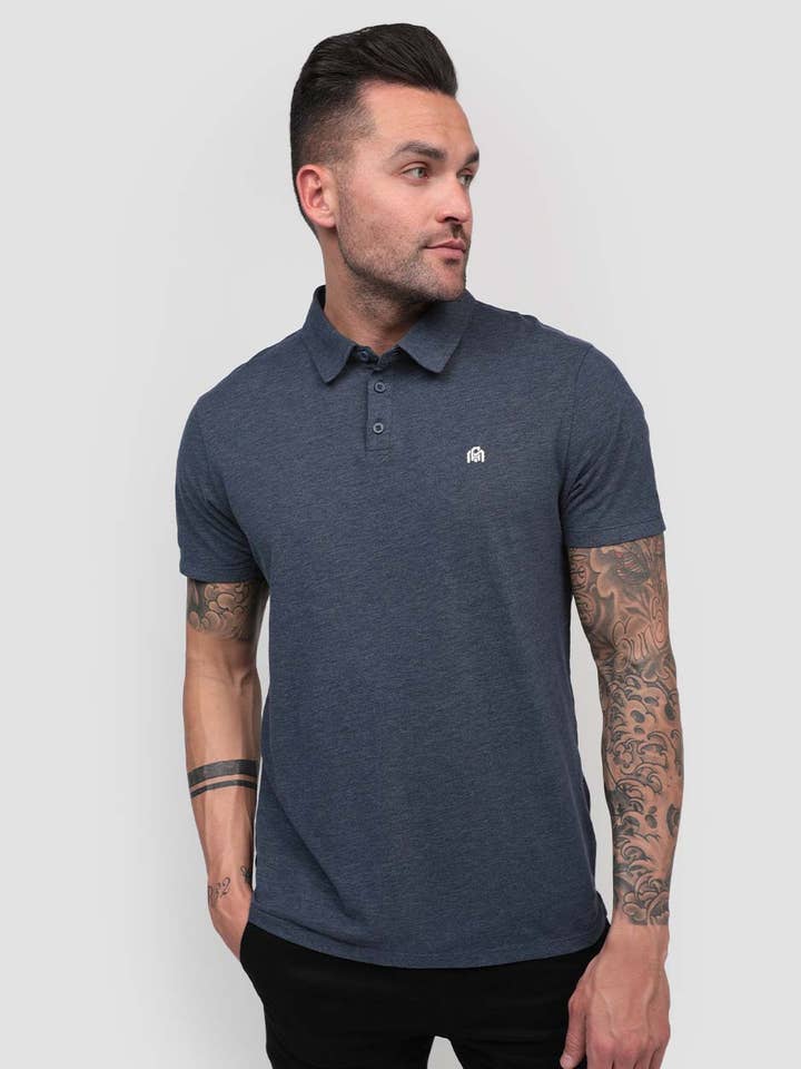 INTO THE AM - Wholesale Polo - Men's - Men's Short Sleeve Polo Shirt (Branded)15