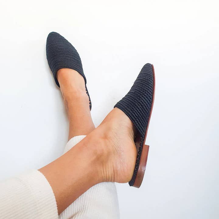 craftberber – wholesale Sandals – Women's – Raffia Sandals Handmade in Morocco, Raffia Shoes Boho Sandal2