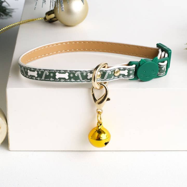 Deck the Paws - Jersey verde con cuello de gato para venta al por mayor de Pawfect Pals