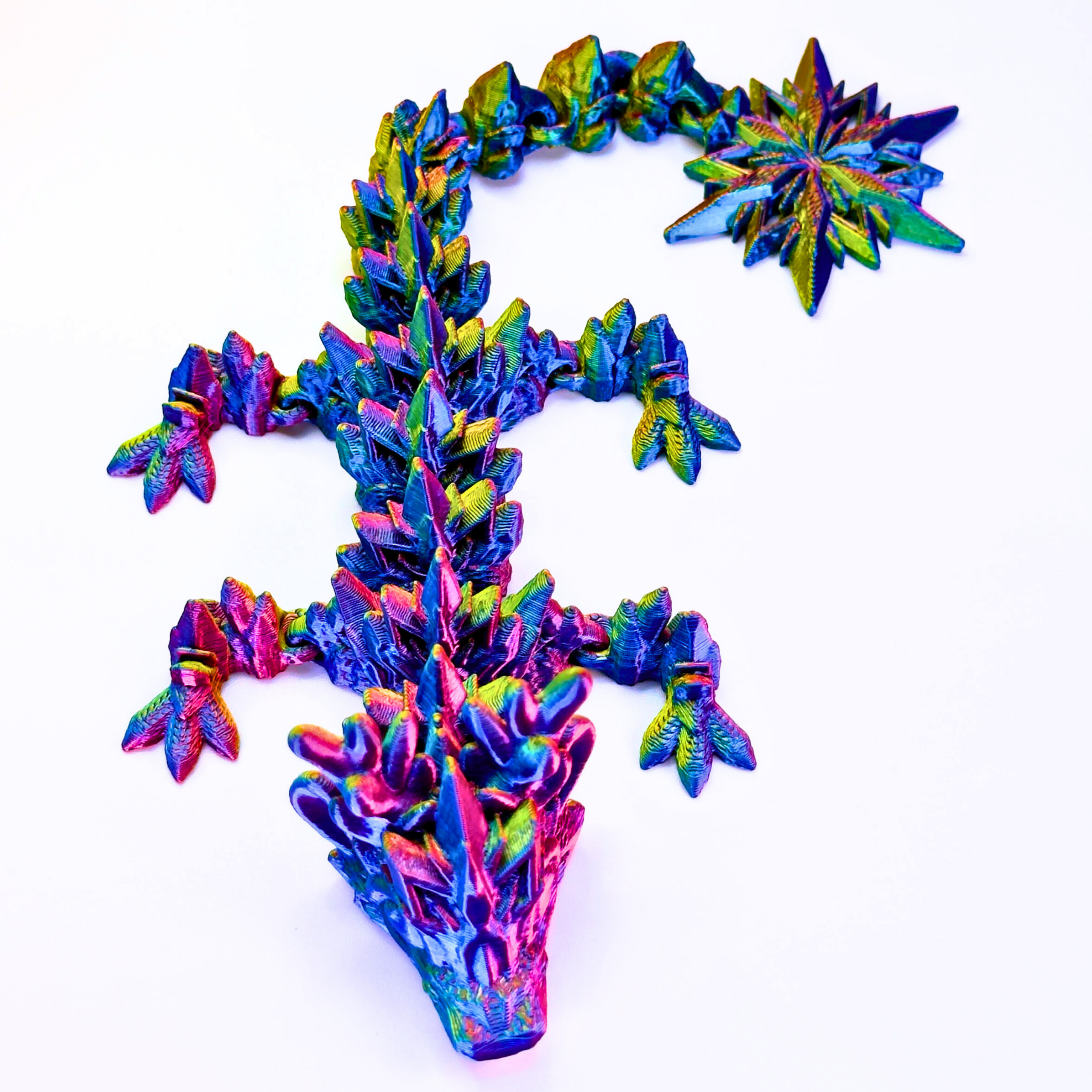 Dragon Fidgets - Wholesale Fidgetspeelgoed - Kinderen - 9" Rendier Sneeuwvlok Winter Draak Fidget Speelgoed6