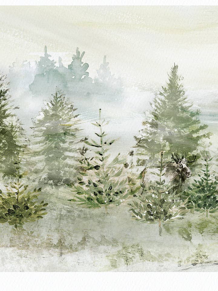 Skog - Impressão artística de edição limitada por atacado de Elise Stalder