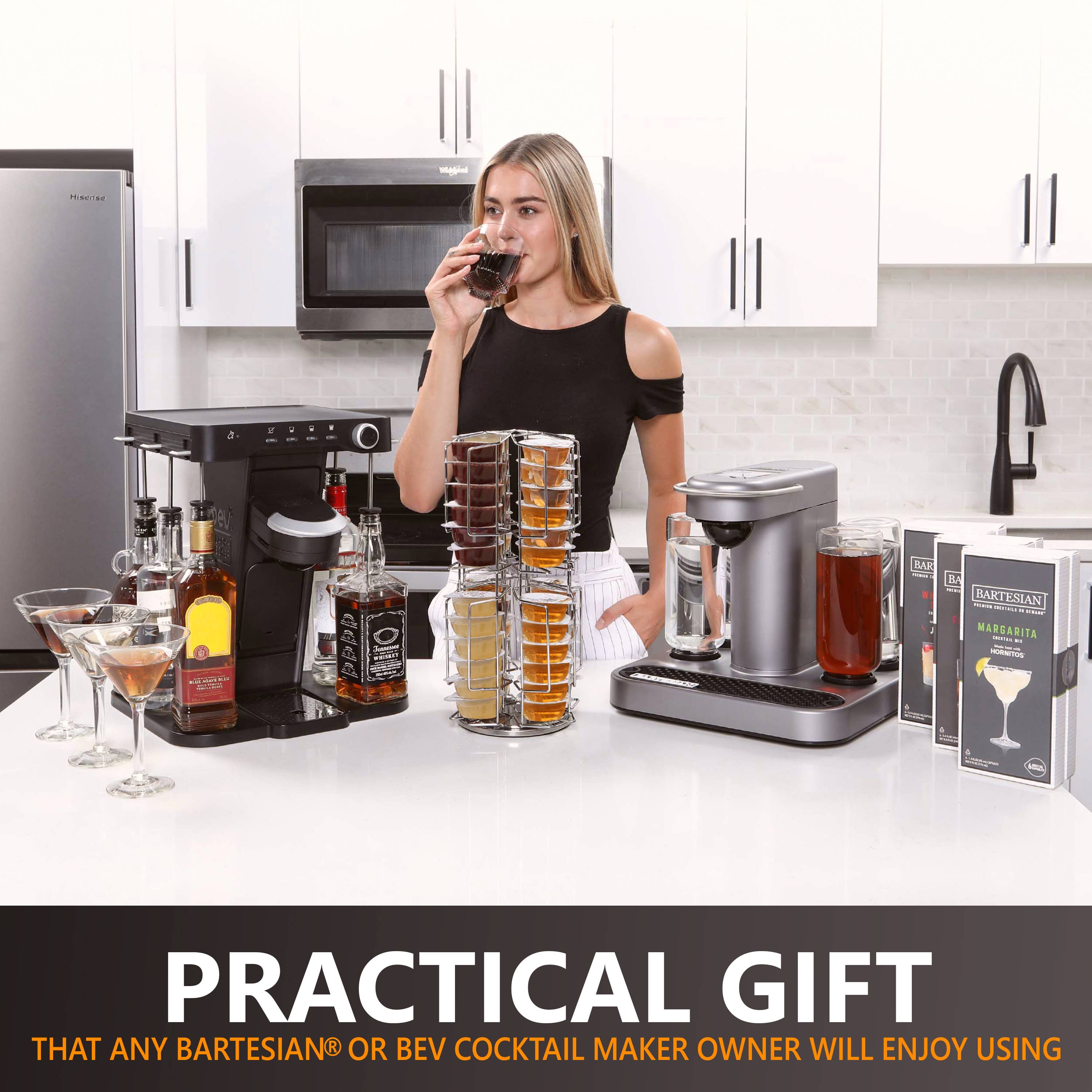 KSESTOR - Wholesale Kitchen Storage/Organizer - Storage Carousel for Bartesian Capsules - Holds 48 Pods 5