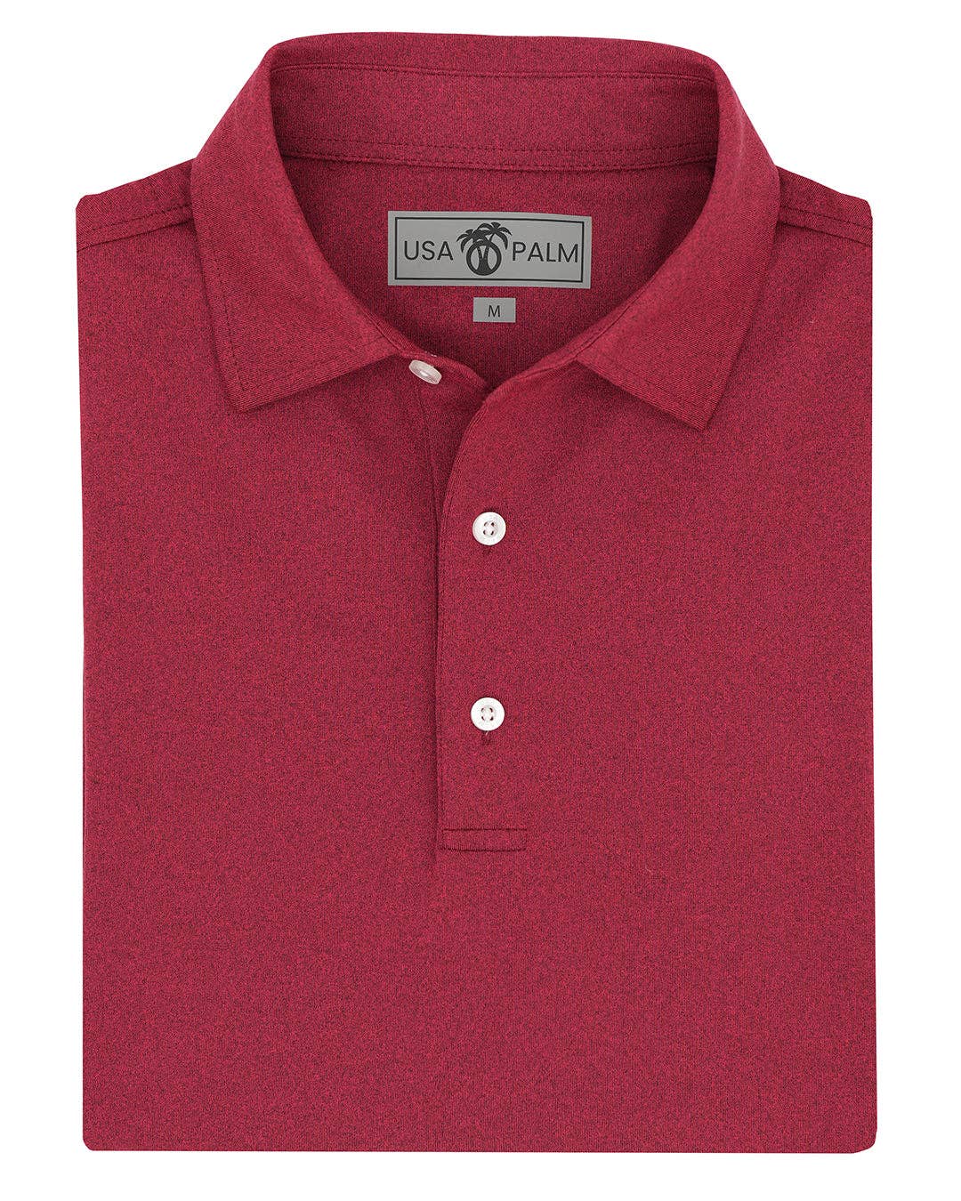 USA Palm - Wholesale Polo - Men's - Heathered Polo1