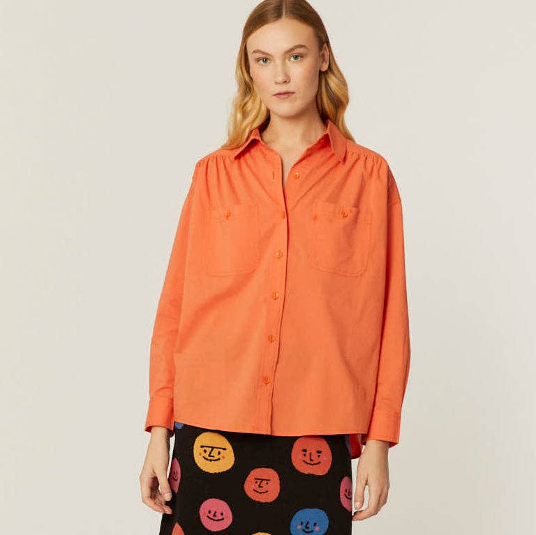 Pepaloves - Wholesale Button Down Shirt - Women's - CAMISA OVERSIZE MELOCOTON0