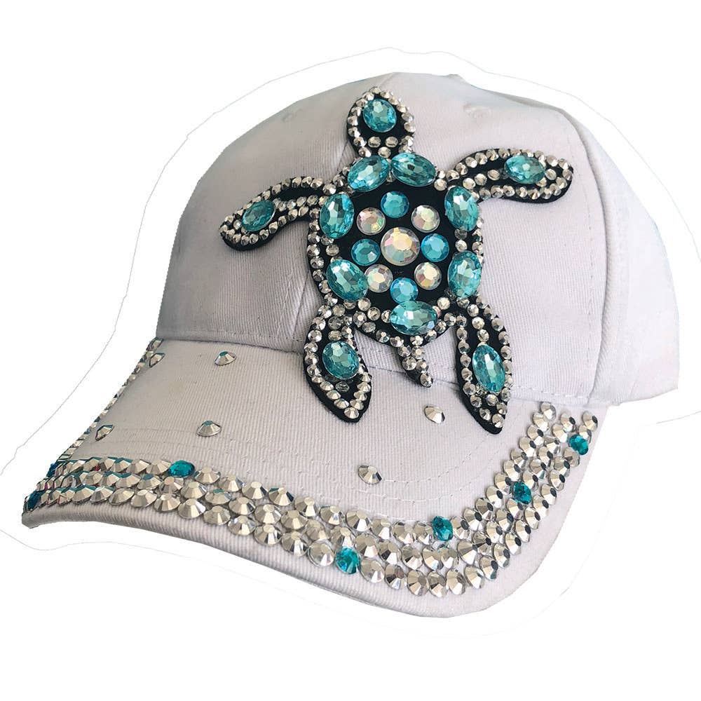 The Alabama Girl - Wholesale Baseball Cap - Women's - Crystallized Sea Turtle Hat2