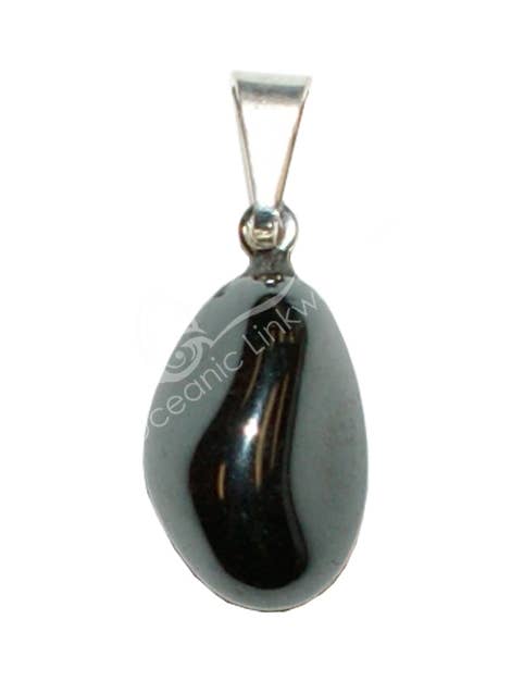 PENDANT - TUMBLED STONE HEMATITE 1.25-1.75" for wholesale by Oceanic Linkways Inc