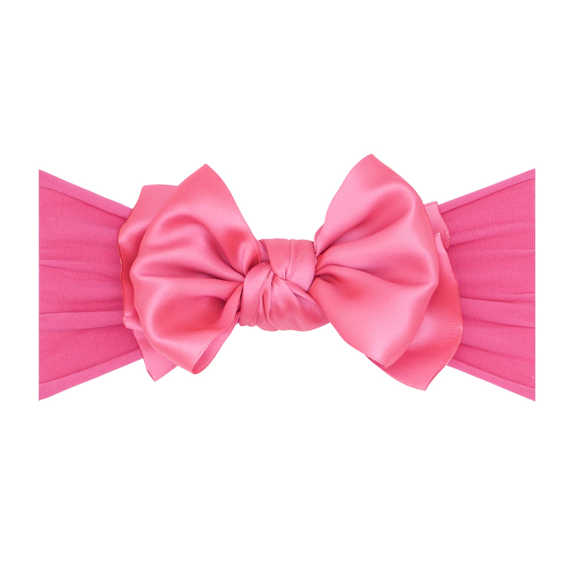 Baby Bling Bows - Vente Nœud pour cheveux – bébé - Bandeau Baby Bling® Satin FAB® en nylon doux avec nœud en satin4