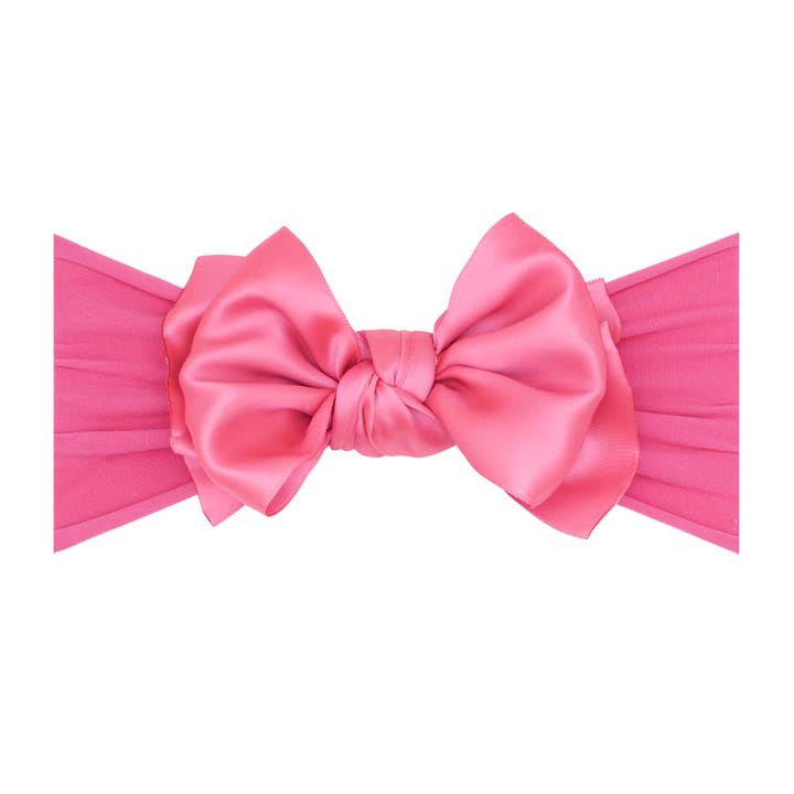 Baby Bling Bows - Wholesale Hair bow – Baby - Baby Bling® Satin FAB® soft nylon headband with satin bow16