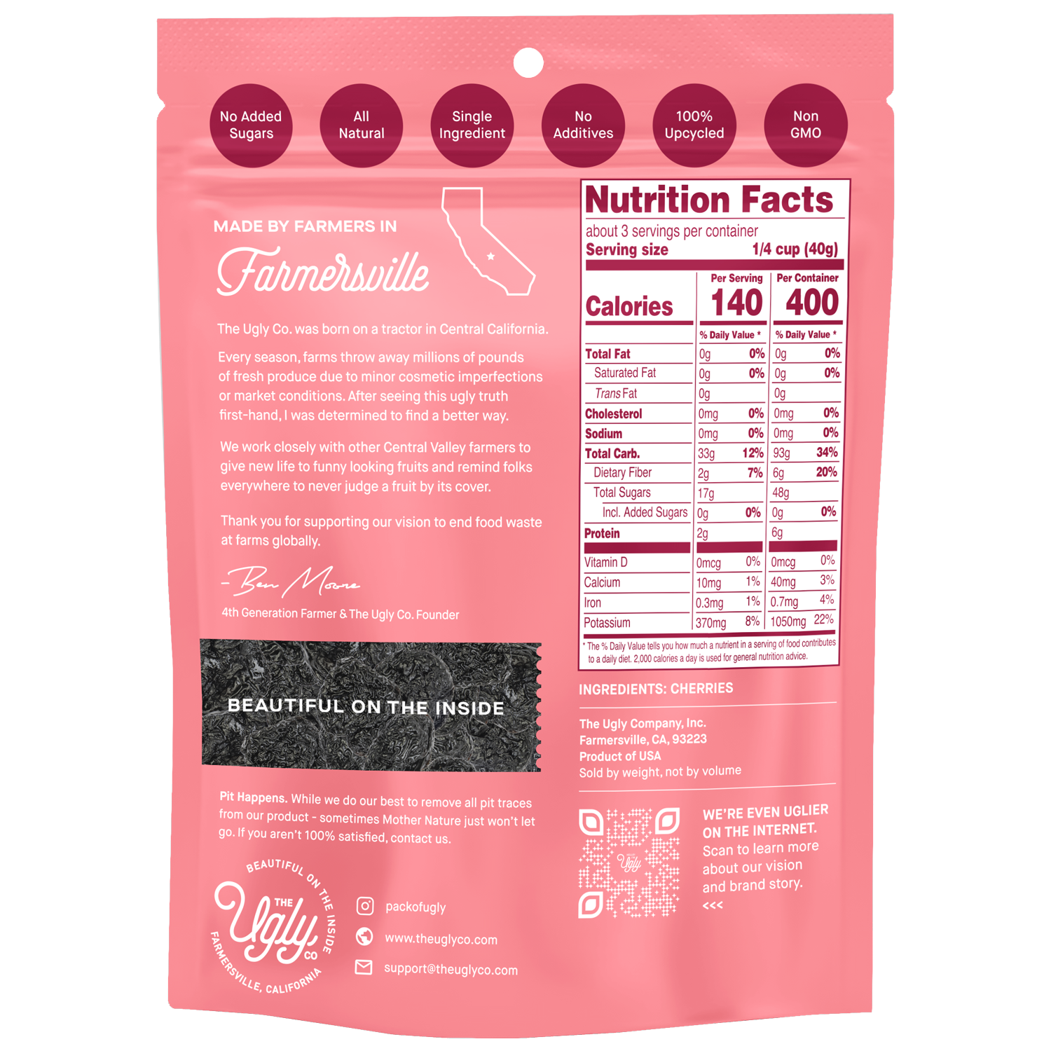 The Ugly Company - Vente Fruits secs/déshydratés - Pack de variétés tranchées ou entières8