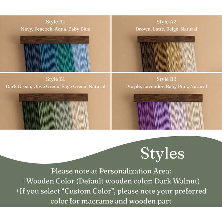 MinhandBros - Wholesale Wall Art Set - Yarn Wall Hanging Decor For Room W59