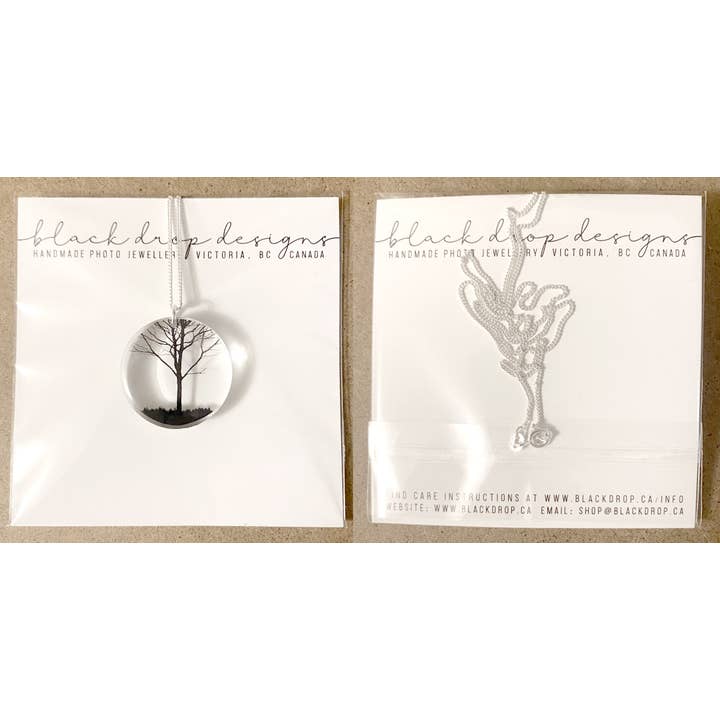 Black Drop Designs - Wholesale Pendant/Charm Necklace - Tall Deer Necklace