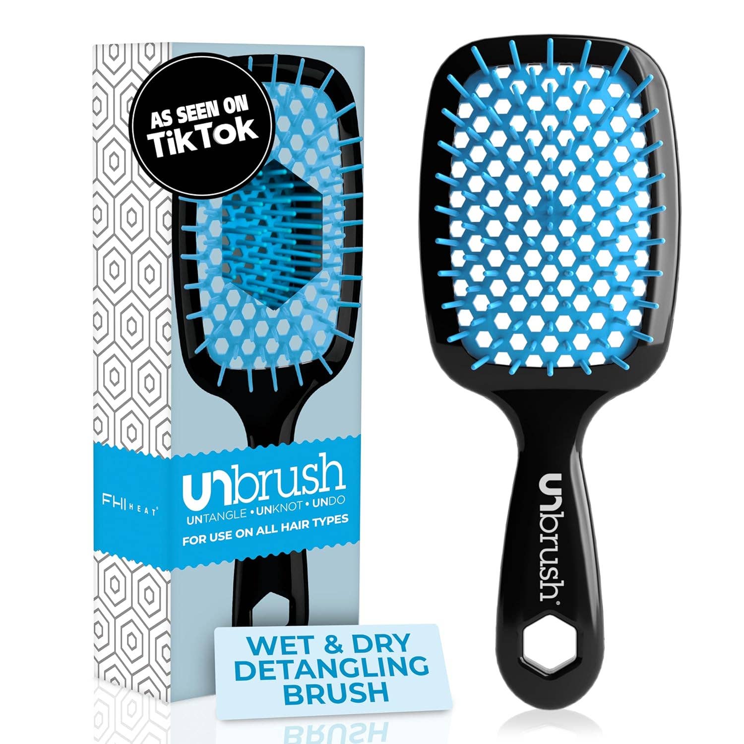 MEHIAZ – wholesale Hair brush/comb – FHI Heat UNbrush Detangling Brush for Wet & Dry Hair11