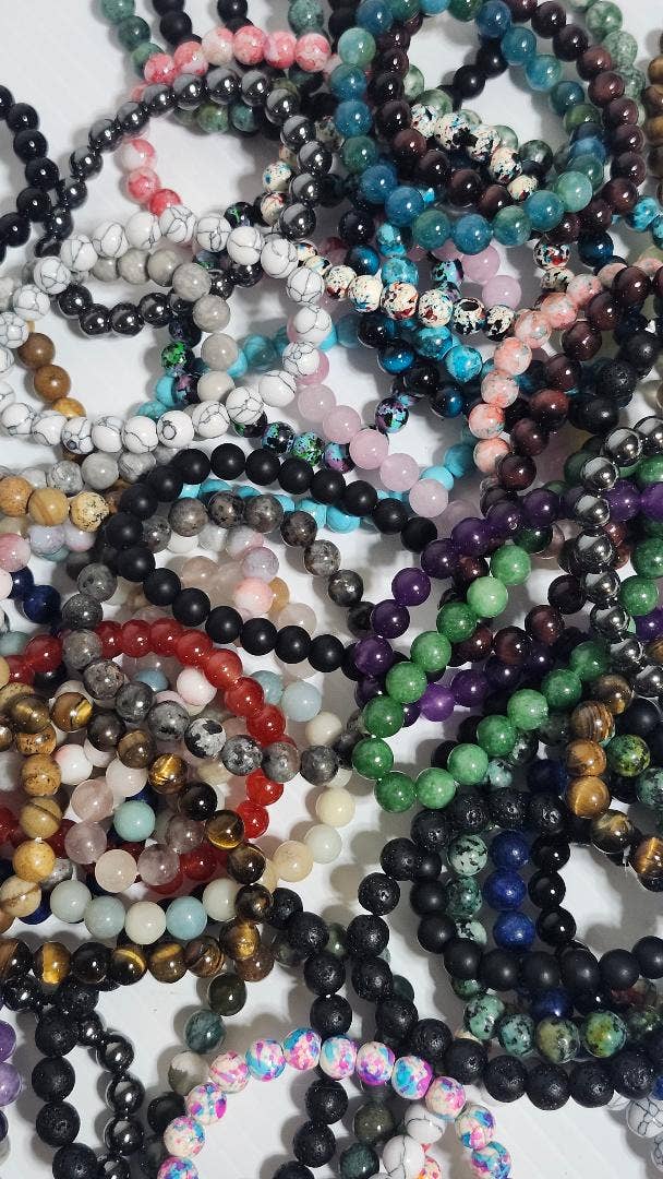Paradise Island Gold and Silver - Wholesale Beaded Bracelet - BULK: Bracelet Confetti – Lot of 24 Beaded Bracelets (Mixed)14