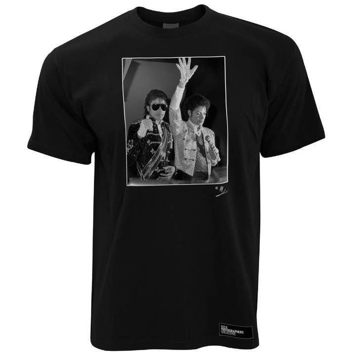 Rock Photographers Collective – Großhandel T-Shirt (Grafikdruck) – Herren – Michael Jackson Herren T-Shirt mit Waxwork AP