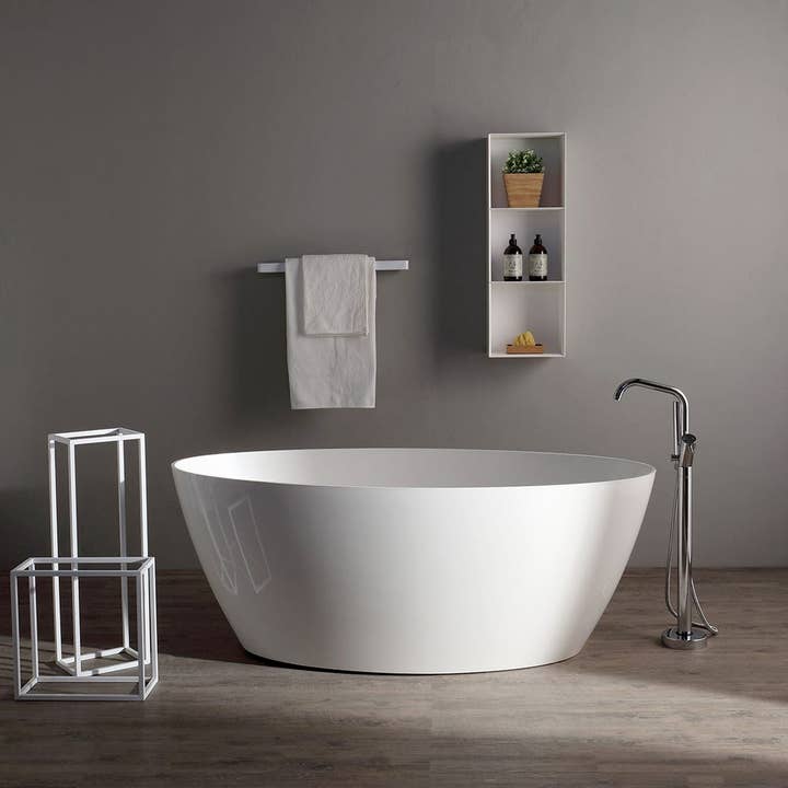 Baignoire Moderne En Résine De Marbre | Palma pour la vente par Kodicebagno Srl