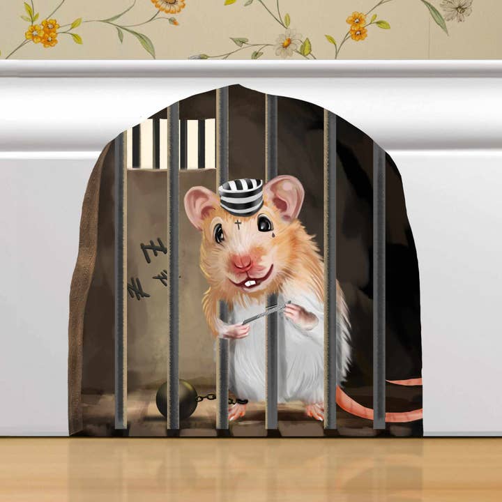 Micesterpiece - Wholesale Wall Decal/Stickers - 3D Mouse Hole Trapped Wall Sticker Decal - Micesterpiece1