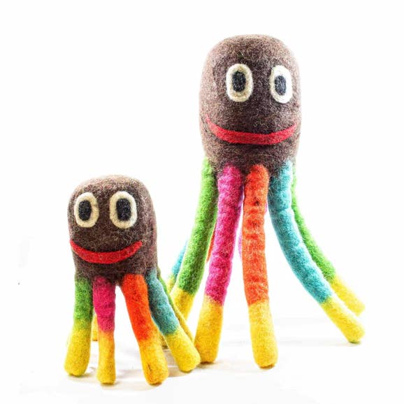 Friendsheep - Wholesale Stuffed/Plush Toy - Kids & Baby - Otis the Octopus Eco Wool Pet Toys2