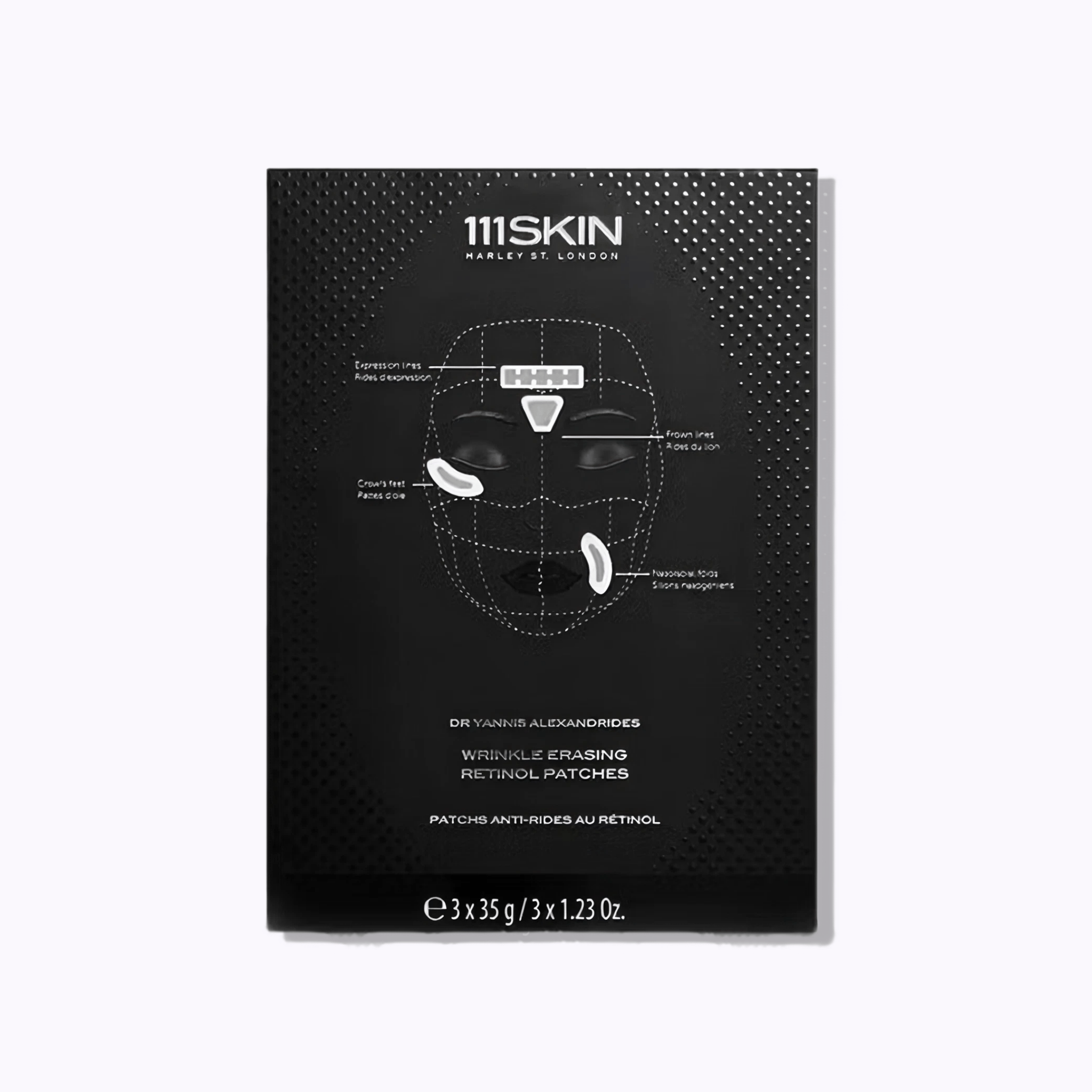 Dermstreet - Vente Masque pour le visage - Patches Effaceurs de Rides au Rétinol 111SKIN0