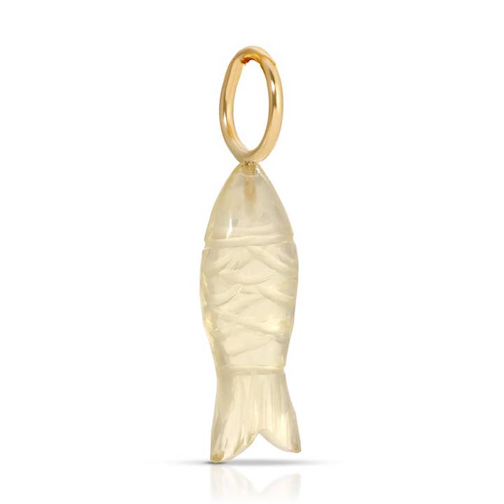 Catch of the Day - Lemon Quartz - Charm for wholesale by Jūratė Los Angeles