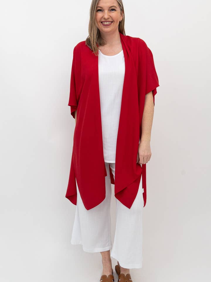 Darcy, Rosso, Taglia Unica per la vendita all'ingrosso da parte di Blue Sky Clothing Co LLC