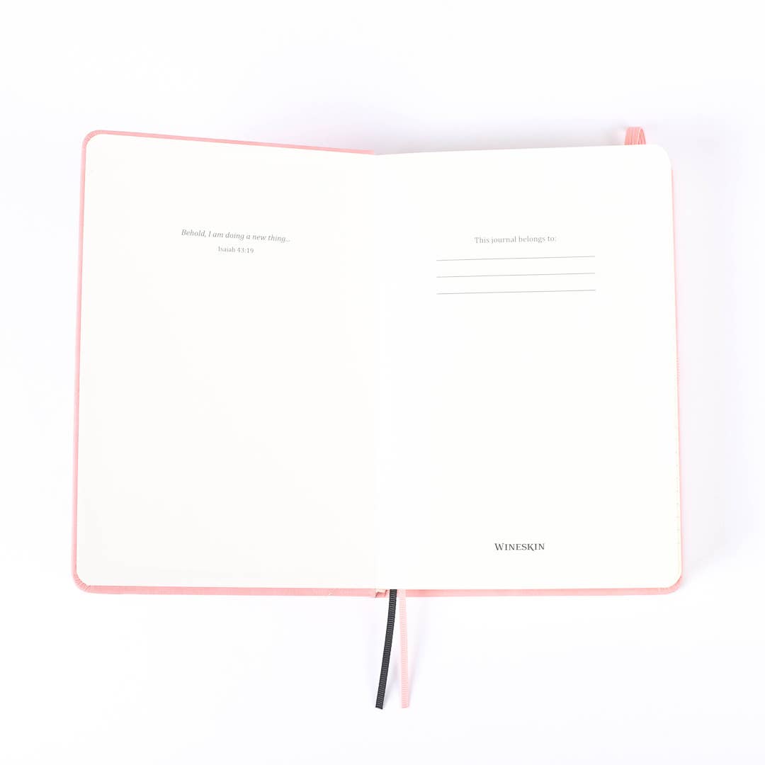 Swanson Christian Products - Wholesale Journal/Diary - Journal Wineskin Soft Cover 196Pg - Rose5