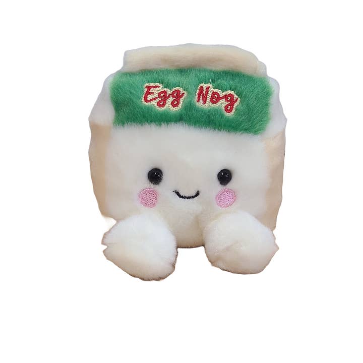 Canned Gifts - Wholesale Gag Gift/Novelty Gift - Canned Eggnog - Egg Nog Carton Plush Gift in Can