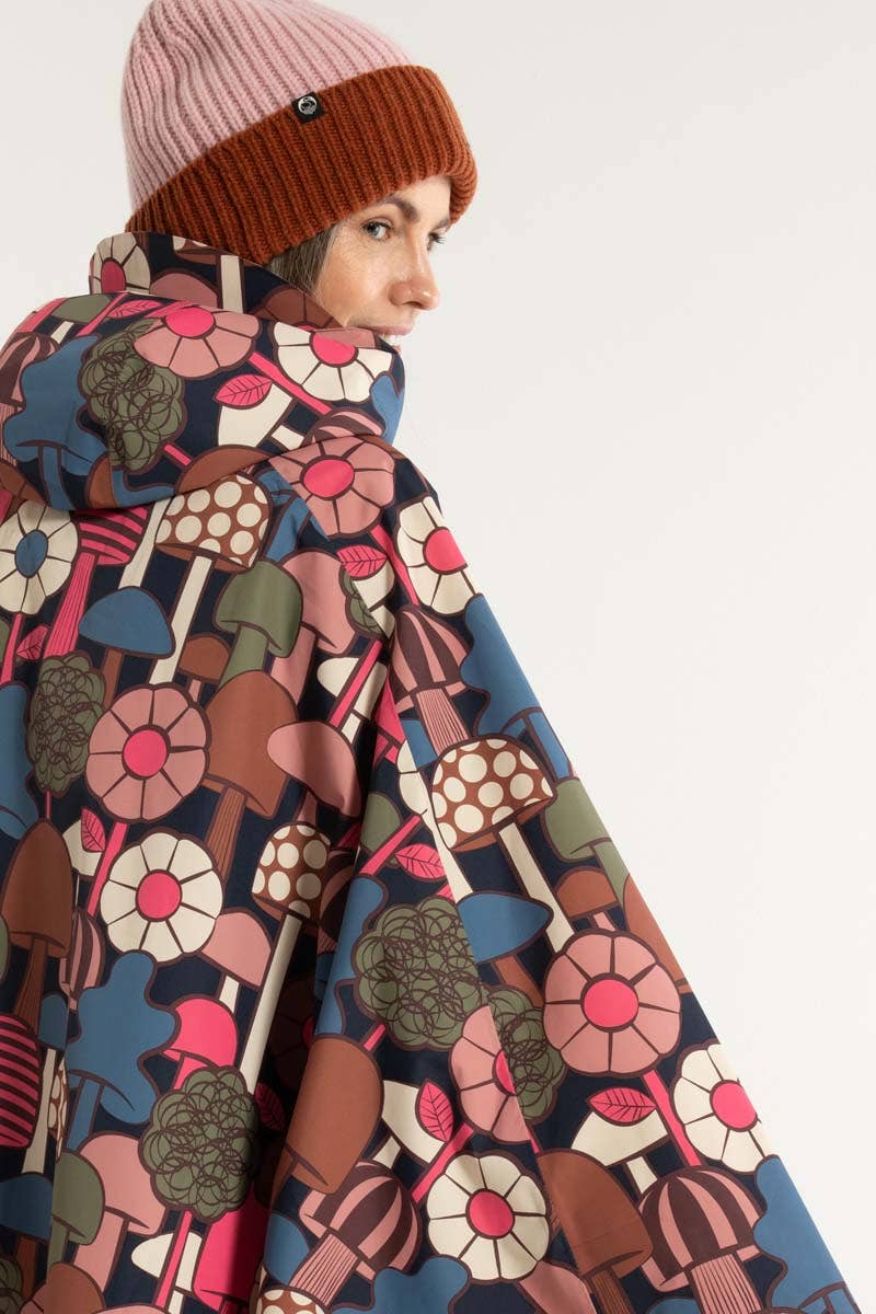 Danefae København - Wholesale Raincoat - Women's - Danebodil Rainponcho Dk Navy MYCOLOGY5