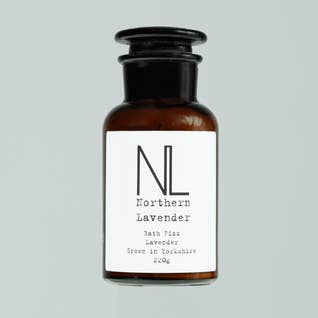 Organic Laveneder Oil Bath Fizz for wholesale by Northern Lavender