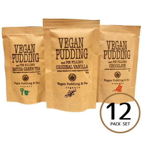 Variety Pack of Vegan Pudding Powder Mix for wholesale by Vegan Pudding & Co.