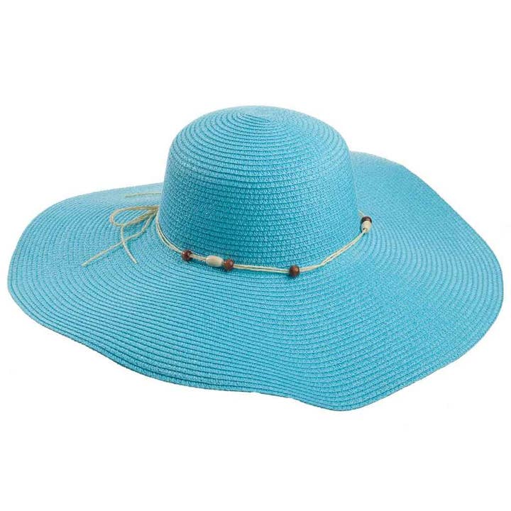 Creaciones Meng – Engroshandel Stråhat – til kvinder – Lady's bredskygget hat med detaljer