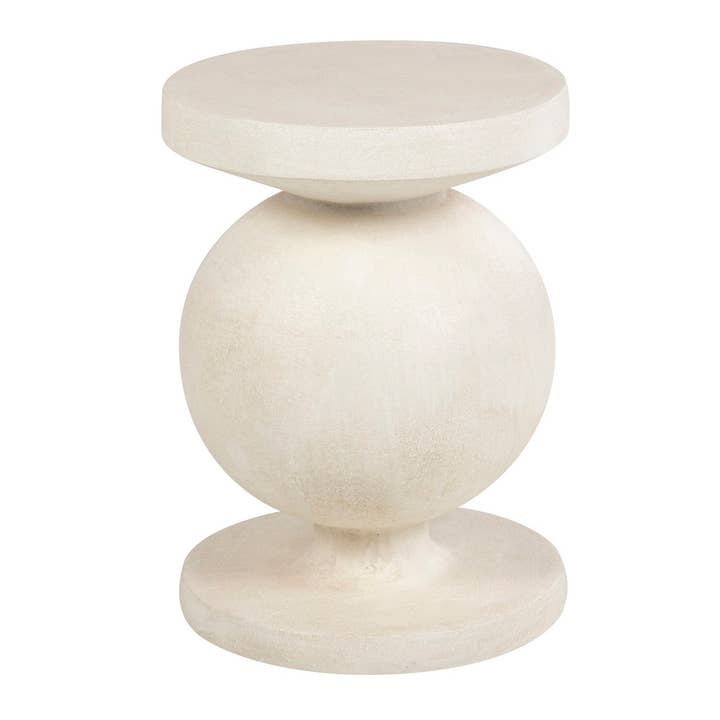 Sidobord/pall, brun, 43x43x57 cm för wholesale av Ethan Chloe - GARPE GROUP - GARCIA PÉREZ Y CÍA S.L.