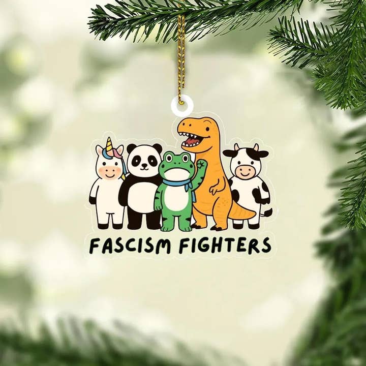 Embrova - Wholesale Ornament - Christmas Portland Frog Acylic Ornament, Portland Frog Decor1