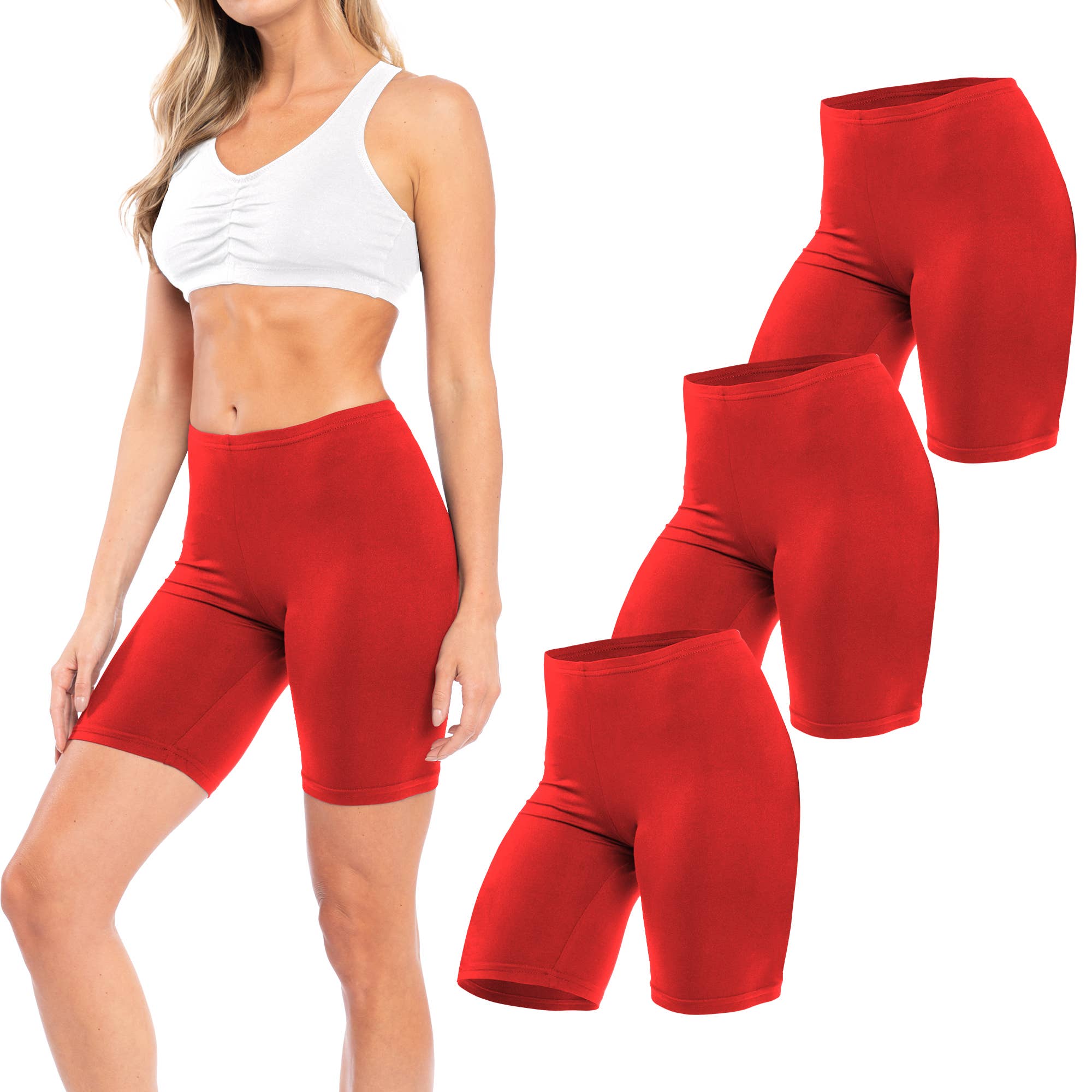 I-Wear Brands - Wholesale Athletic Shorts - Women's - 3 Pack Women's Cotton Boy Shorts Underwear Anti Chafing9