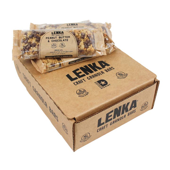 Lenka Craft Granola Bars - Wholesale Snack Bar - Peanut Butter & Chocolate Granola Bar2