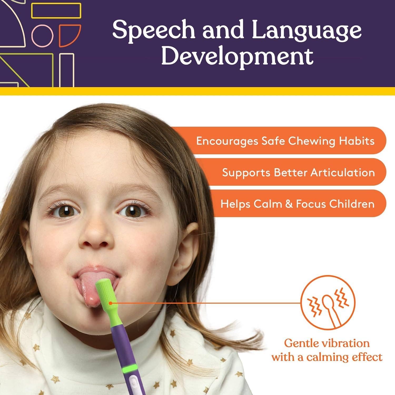 Special Supplies - Wholesale Oral Care Set - BUZZ BUDDY™ Rechargeable Oral Stimulation Kit (12 Tips Included)4