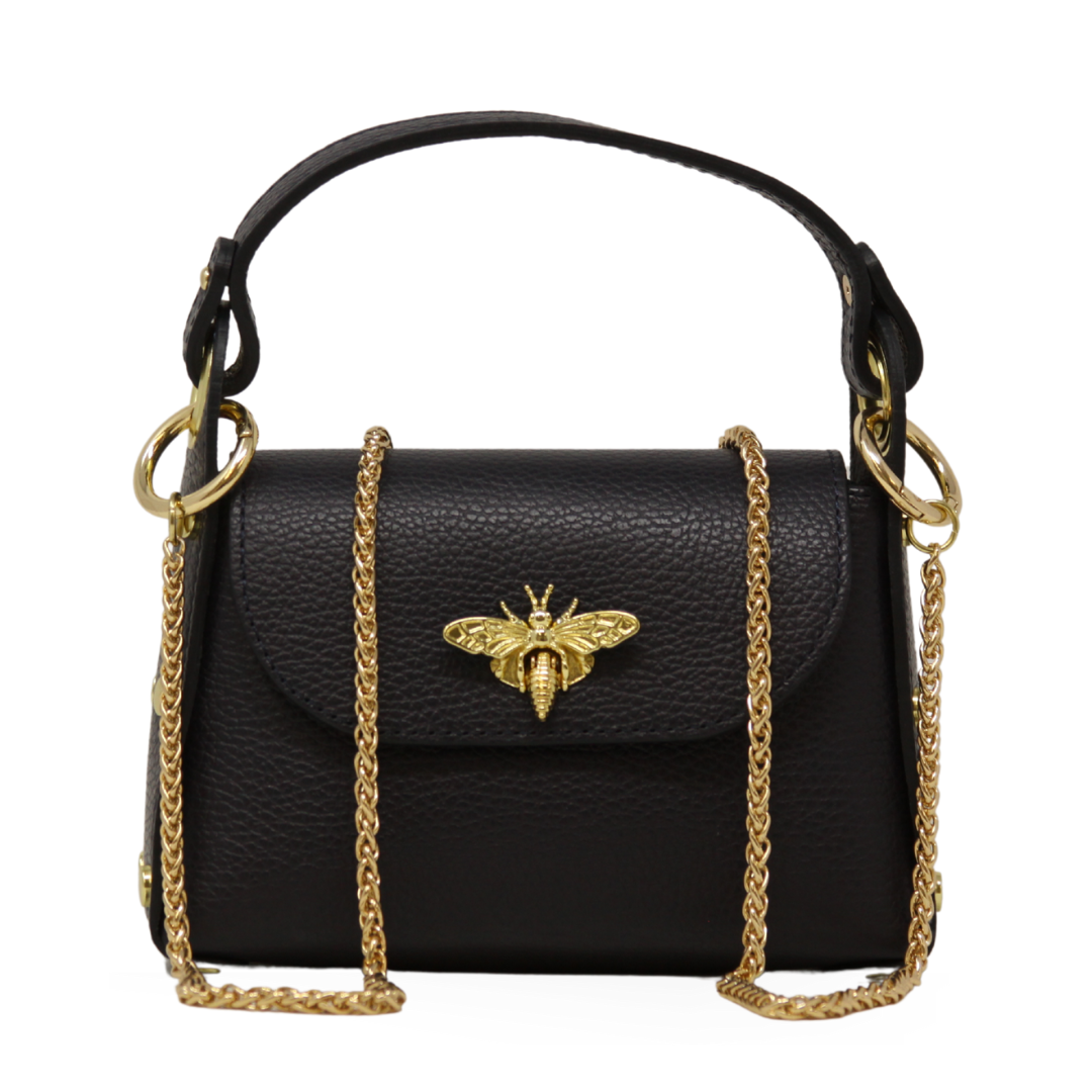 German Fuentes Handbags - Wholesale Top Handle Bag - Women's - GF1085 GENUINE ITALIAN LEATHER BUTTERFLY MINI BAG3