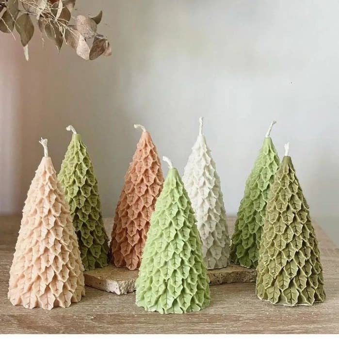 Lucerna Candles US - Wholesale Pillar Candle - Pine Christmas Tree Soy Wax Candle.5