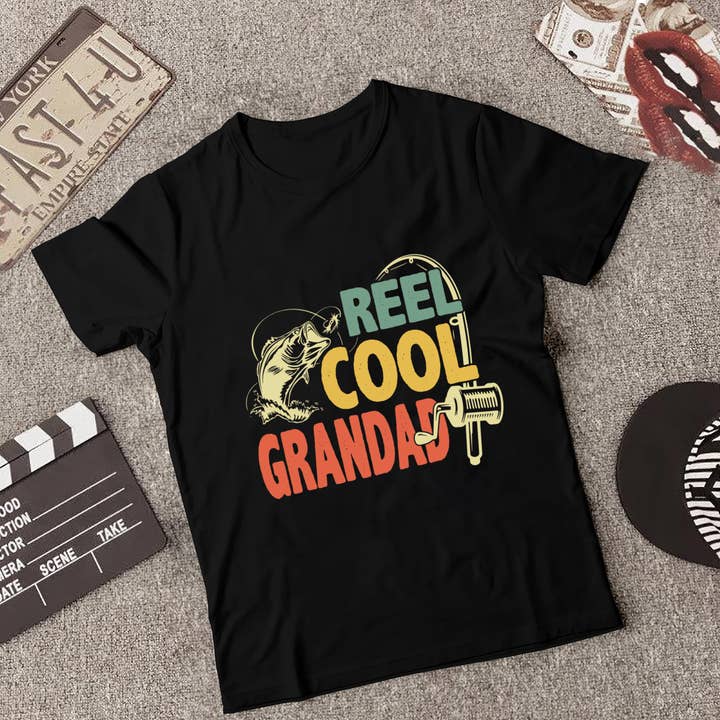 Chemise de grand-père cool Reel, chemise de pêcheur, pêche grand-père pour la vente par EagleAceApparel