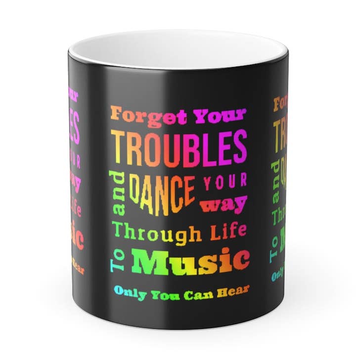 Tasse „Music Only You Can Hear“, Farbe: Morphing, 325 ml für den Großhandel von Lilly's Artwork