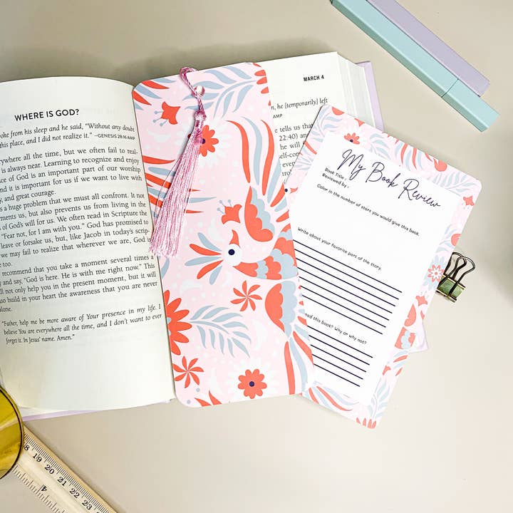 Gaec Studio - Wholesale Bookmark - Mexican Embroidery Style Bookmarks
