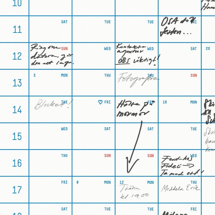 Yearcalendar - Wholesale Calendar - 2026 Classic Calendar 70x100cm2